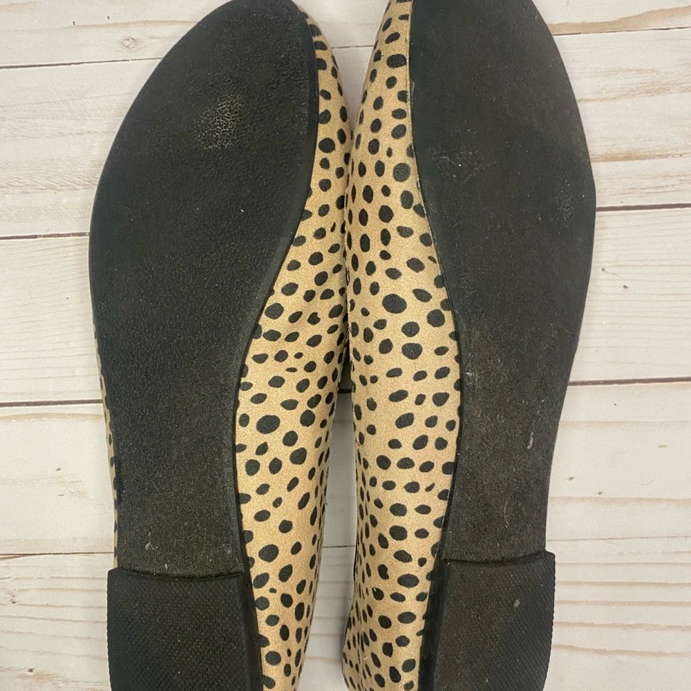 LC Lauren Conrad Leopard Print Flats size 8 - Picture 3 of 4